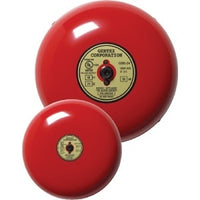 Potter MB-G6-12-R 6" Wheelock MB Motor Bell, Vibrating, 12VAC, Red