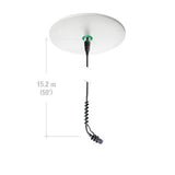 Audio-Technica ATND933AC Condenser Hanging Microphone with Dante Network Output Power Module
