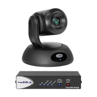 Vaddio 999-99600-200 RoboSHOT 12E HDBT OneLINK Bridge Video Conferencing System, Includes PTZ Camera and Interface, Black