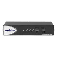 Vaddio 999-9595-000 OneLINK AV Bridge for HDBaseT Conference Cameras, Streaming Audio and Video for HDBaseT Cameras