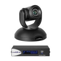 Vaddio 999-9952-100 RoboSHOT 40 UHD OneLINK Video Conferencing HDMI Bridge System, Includes PTZ Camera, Black