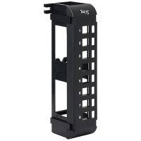 ICC IC107BP8VB Blank Wall Mount Patch Panel with Ports and Zero-U for EZ and HD Style
