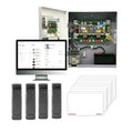 Honeywell NC-MPA4MPKT2 MAXPRO Access Control Kit with MPA4 4-Doors, Access Controller and Metal Enclosure, 2x OP30HONS OmniProx Mullion Proximity Card Reader and 20x OmniProx ISO Credential Cards