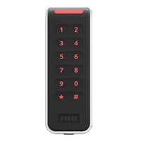 HID SIGNO20KN00 Signo 20K Contactless Smart Card Reader with Keypad, Standard Profile, Black with Silver Trim