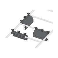 Middle Atlantic CLH-ED8 Cable Ladder End Drop with Spools, 8" Width