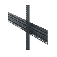 Middle Atlantic PROGRK-RR44 GRK Pro Cage-Nut Style Rackrail, 44U RMS, 1-Pair