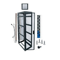 Middle Atlantic WMRK-4236SVR WMRK Series Wide Rack with Side Panel, 38.3" Deep, 42U RMS, Black