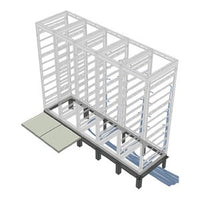 Middle Atlantic RIB-2-SNE30-42 2-Bay Riser Base for 42" Deep for SNE Racks, 30" Wide Racks