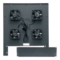 Middle Atlantic MW-4FT-380CFM Fan Top for WR, WRK, MRK, VRK, VMRK, and DRK Racks, 380 CFM, 4" Fans