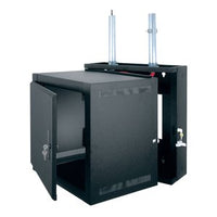 Middle Atlantic EWR-12-22SD EWR Series Pivoting Wall Mounted Enclosure with Solid Front Door, 22" Depth, 12U RMS