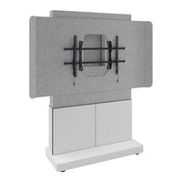Middle Atlantic FM-DS-4875FS-D8W Forum Series 48" Free-Standing (2-Bay) Display Stand, Light Finish