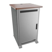 Middle Atlantic FMR-2027E0MC Forum Side Cart Rack, 27" Depth, Forward and Lever Lock compatible, 20U RSM, Biltmore Cherry HPL