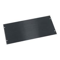 Middle Atlantic HBL5 Flat Blank Rack Panel, 5U RMS, Black Brushed and Anodized Aluminum