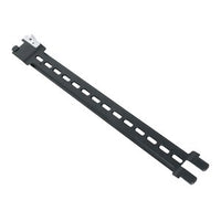 Middle Atlantic LL-VDIN21 Lever Lock Vertical DIN Rail, 17.1"H, No Offset, Black