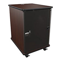 Middle Atlantic MFR-1627GC MFR Series Mobile Furniture Floor Standing Rack, 16U RMS, Grained Dark Cherry