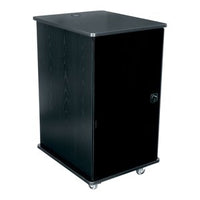 Middle Atlantic MFR-2027GE MFR Series Mobile Furniture Floor Standing Rack, 20U RMS, Grained Ebony Ash