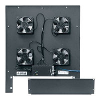 Middle Atlantic MW-4QFT-FC Fan Top with Controller for WR, WRK, MRK, VRK, VMRK, and DRK Racks, 220 CFM, 4" Fans