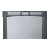 Middle Atlantic PFD-38A Plexi Front Door Racks, Curved, 38U RMS