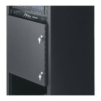 Middle Atlantic SSDR-12 Solid Security Door, 12U RMS, Black