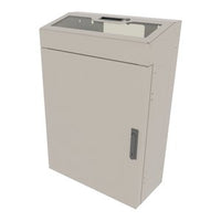 Middle Atlantic VWM-PD-6-36K-PW VWM Series 6U RMS Low Profile Vertical Wall Mounted Rack, 18" Depth, Putty Wrinkle Powder Coat