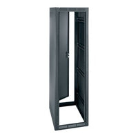 Middle Atlantic WRK-40SA-27 WRK Series Floor Standing Rack with Rear Door, 27.6"D x 24.3"W, 40U RSM