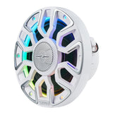 6.5” Marine Coaxial Speaker With Kevlar Cone, Bullet Tweeter, Neodymium Magnet, and Digital LED Lights | 200W RMS 4-Ohm