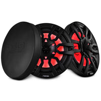 NXL 10' 2-Way Coaxial Marine Speaker with LED RGB Lights | 200W RMS 4-Ohm - front view | Silarius