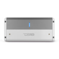 NXL 4-Channel Full-Range Class D IPX5 Marine Amplifier | 4 x 150W RMS @ 4-Ohm - front view | Silarius