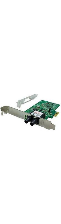 Lantronix N-FXE-ST-02B Network Interface Card, 100Base-FX, PCle, ST MM, 2KM, Std/low Profile, PXE