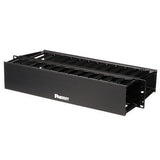 Panduit WMP1E Horizontal Wired Manager Front and Rear