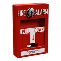 Potter PAD100-PSDA Addressable Pull Station, Dual Action