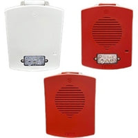 Potter PE-4XHS-FR Weatherproof Horn / Strobe, Clear Lens, 'FIRE' Text, Red