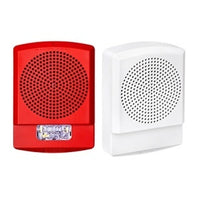 Potter PE-LFHNWC Low Frequency Sounder, Ceiling Mount, Fire Label, Indoor, 24VDC, White