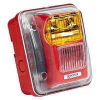 Potter CS-24WBW-WP CS Series Outdoor Blue Colored Lens Strobe, 75 Candela, Off-White