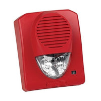 Potter 4710030 120V AC Horn Strobe with Striking Body, Red