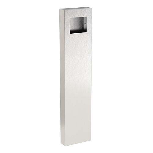 Pedestal Pro 124CAB-DOOR-01-304 Intercom Housing, 54" Stainless Steel Pedestal for DoorBird D1101KH, Surface Mount