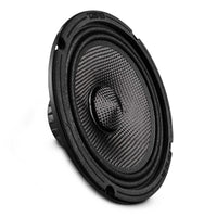 6.5' Slim Motorcycle & Motorsports Loudspeaker With Neodymium Magnet and Water Resistant Carbon Fi... - front view | Silarius