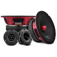 Pro Audio Loudspeakers Package - Pair 6.5" Speakers + Pair of Tweeters