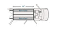 Havis PT-F03-100-2 Prisoner Transport Insert For 2015-2023 Ford Transit Low Roof Standard Length 130in WB Cargo Van