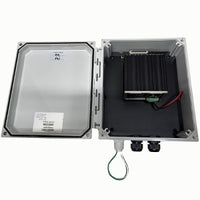KBC Networks PWB-M-S4-P2 Managed PoE Power Kit with 4 PoE+ Ports and 2-SFP Fiber Ports, NEMA 4X Enclosure