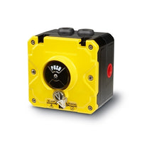 Federal Signal CP-PB-M-Y-1-NNN-00-1 Push Button Call Point, Single/Screw Terminal, M20, No Lift Flap, Yellow