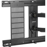 Peerless-AV HA746-STB Hospitality Wall Arm Mount with STB Enclosure for 43" to 55" TVs, Semi-Gloss Black