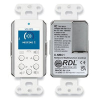 RDL D-NMC1 Network Remote Control with Full-Color LCD Screen, White