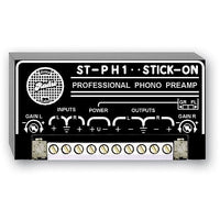 RDL ST-PH1 STICK-ON Series Stereophonic Phono Preamplifier, 47 kOhms Unbalanced Inputs