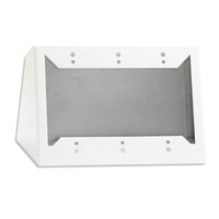 RDL DC-3W Desktop or Wall Mounted Chassis for Decora Remote Controls and Panels, White