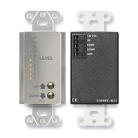 RDL DS-RLC2 Series Remote Level Control Panel, Stainless Steel