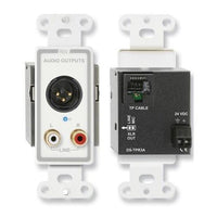 RDL DS-TPR3A Series Format-A Twisted Pair Active Three-Pair Receiver, Stainless Steel