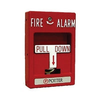 Potter 1000402 RMS-1T-WP-KL Manual Pull Station, Weather Proof Dual Action, Key Reset