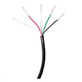 ADI PRO RN-9125508 22/4 Solid Riser Unshielded Cable, CL3R, 500' Speed Coil, Black
