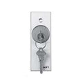 RCI 960NMO28 Narrow Momentary Keyswitch, Brushed Anodized Aluminum